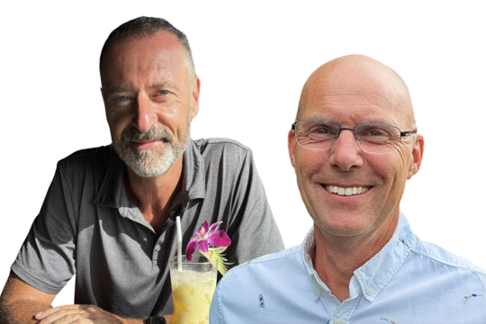 Harm van Wijk en Tom Lassing in gesprek