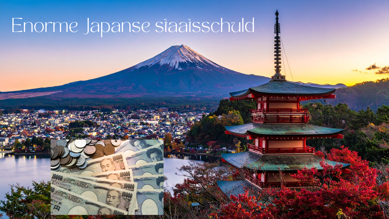 Enorme Japanse staatsschuld